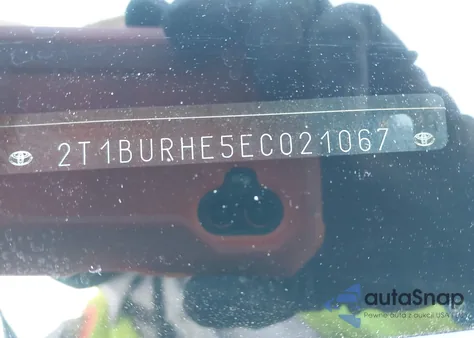 2014 Toyota Corolla Le из США, поврежденный, VIN 2T1BURHE5EC021067